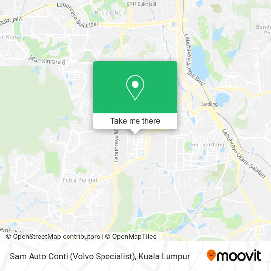 Sam Auto Conti (Volvo Specialist) map