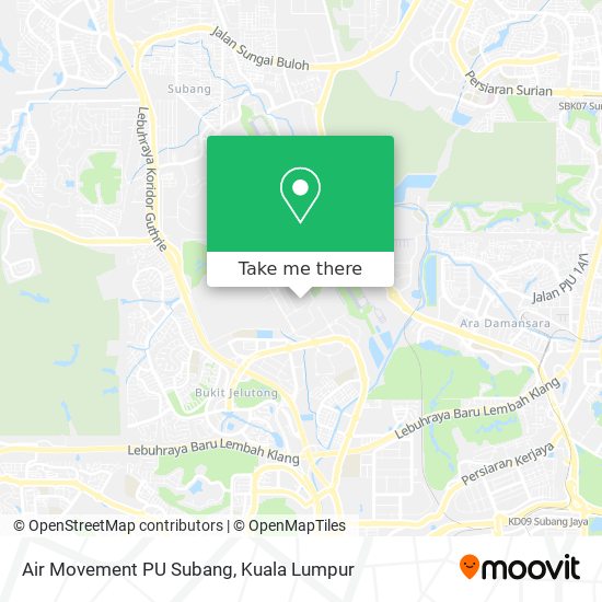 Air Movement PU Subang map