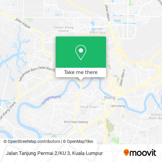 Jalan Tanjung Permai 2/KU 3 map