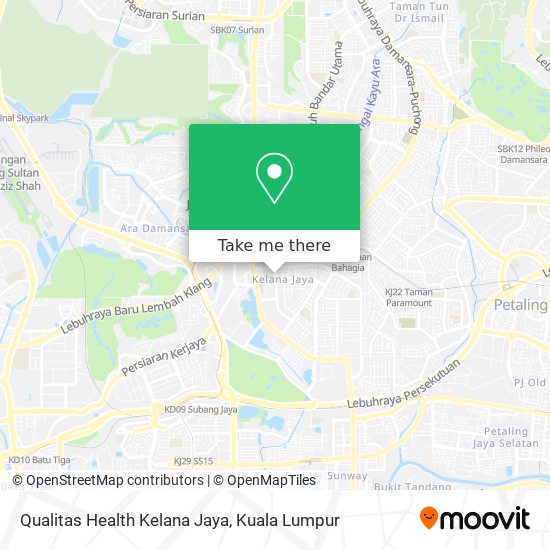Peta Qualitas Health Kelana Jaya