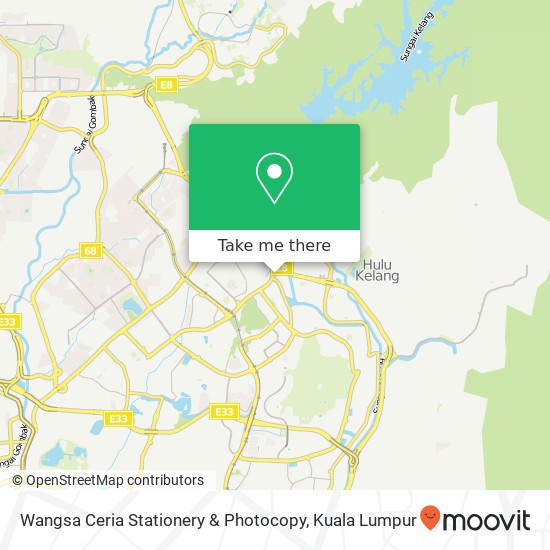 Peta Wangsa Ceria Stationery & Photocopy