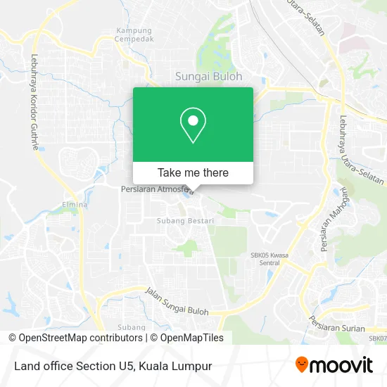 Land office Section U5 map