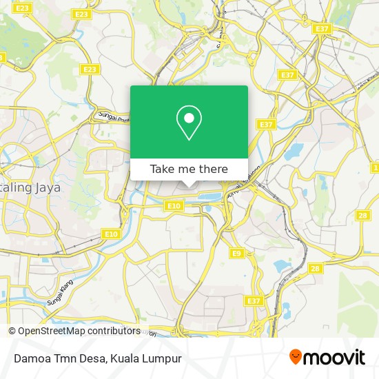 Damoa Tmn Desa map