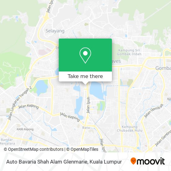 Peta Auto Bavaria Shah Alam Glenmarie