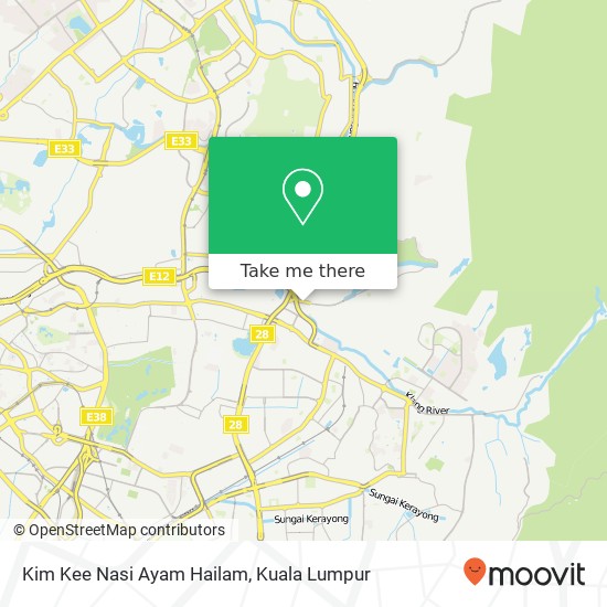 Kim Kee Nasi Ayam Hailam map