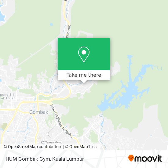 IIUM Gombak Gym map