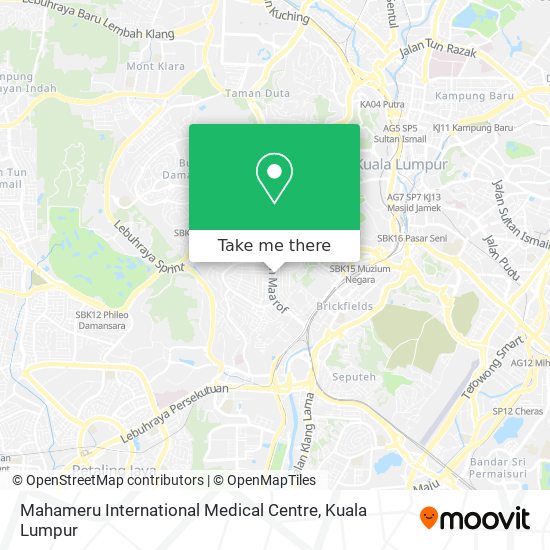 Mahameru International Medical Centre map