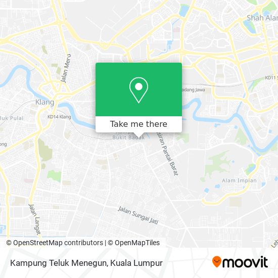 Kampung Teluk Menegun map