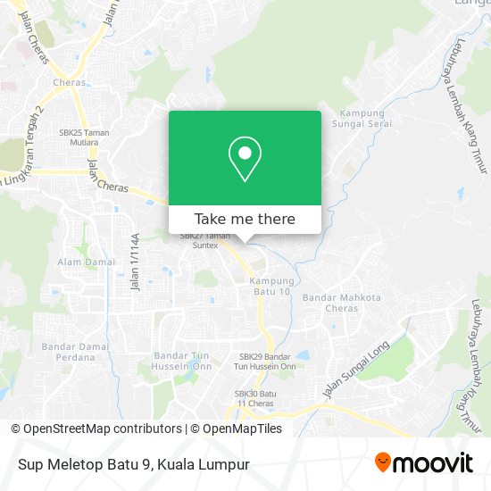 Peta Sup Meletop Batu 9