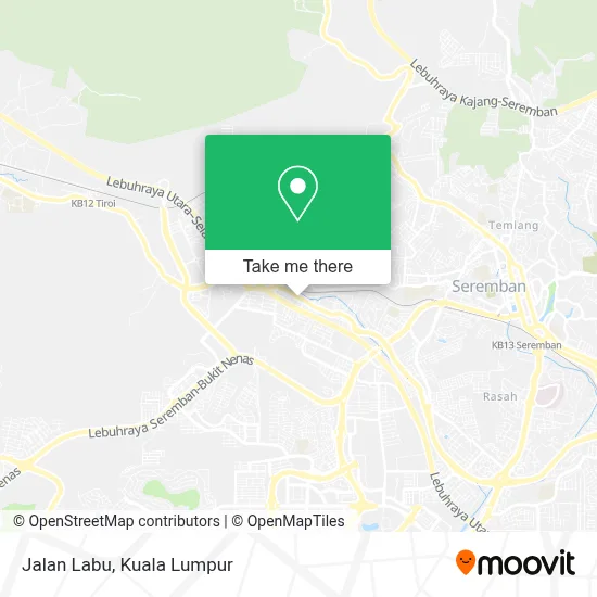 Jalan Labu map