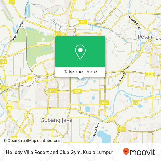 Holiday Villa Resort and Club Gym map