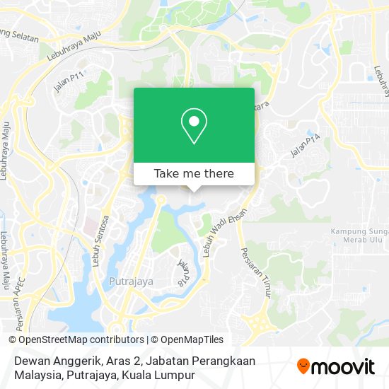 Dewan Anggerik, Aras 2, Jabatan Perangkaan Malaysia, Putrajaya map