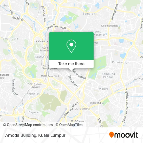 Amoda Building map