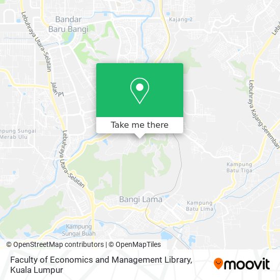 Faculty of Economics and Management Library map