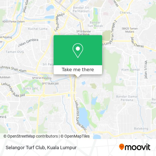 Peta Selangor Turf Club