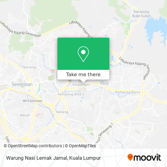 Warung Nasi Lemak Jamal map