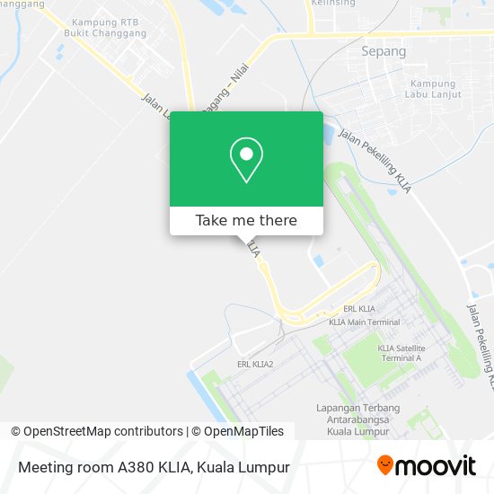 Meeting room A380 KLIA map