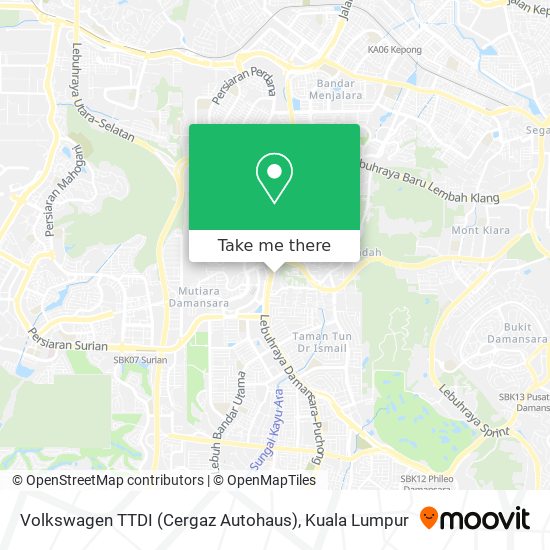 Volkswagen TTDI (Cergaz Autohaus) map