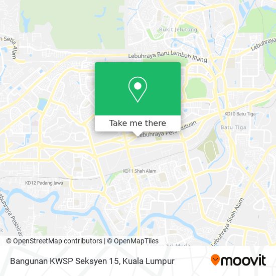 Peta Bangunan KWSP Seksyen 15