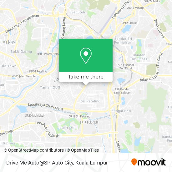 Drive Me Auto@SP Auto City map