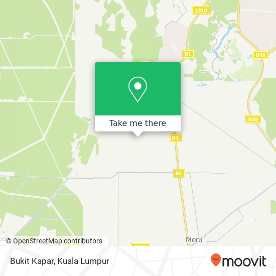 Bukit Kapar map