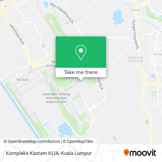 Kompleks Kastam KLIA map