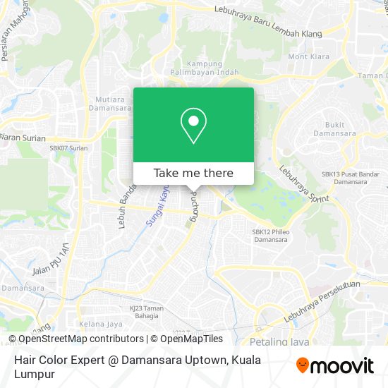 Hair Color Expert @ Damansara Uptown map