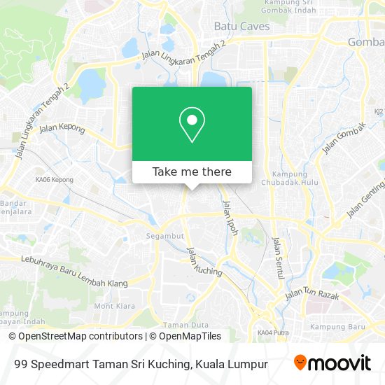 Peta 99 Speedmart Taman Sri Kuching