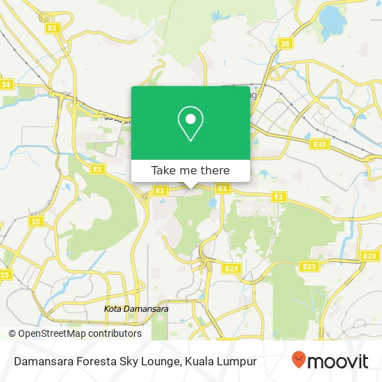 Damansara Foresta Sky Lounge map