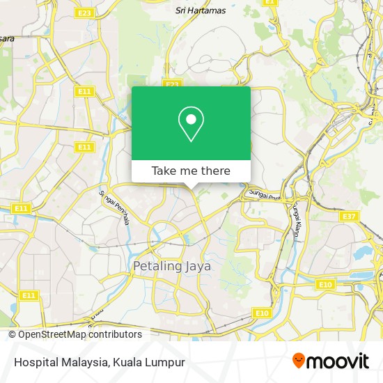 Hospital Malaysia map