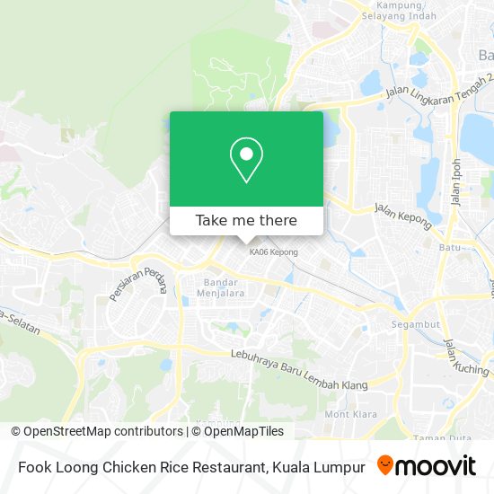 Fook Loong Chicken Rice Restaurant map