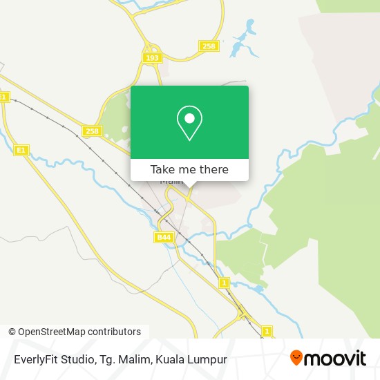 EverlyFit Studio, Tg. Malim map