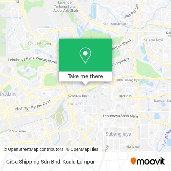 GiGa Shipping Sdn Bhd map