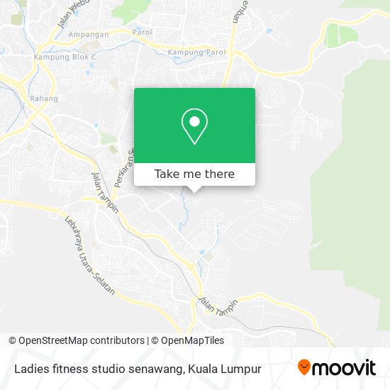 Peta Ladies fitness studio senawang