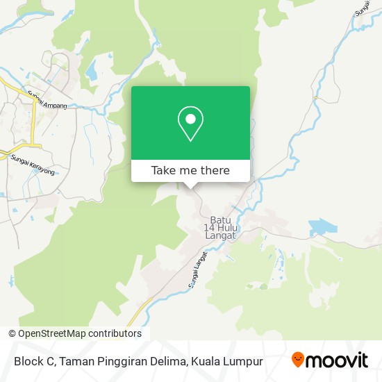 Peta Block C, Taman Pinggiran Delima