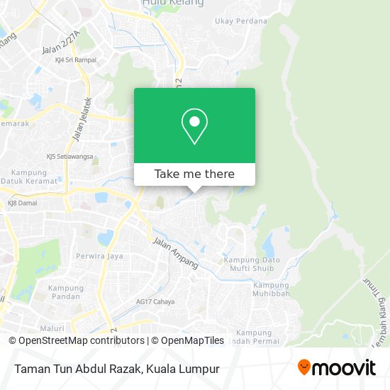 Peta Taman Tun Abdul Razak