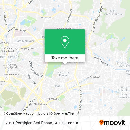 Klinik Pergigian Seri Ehsan map