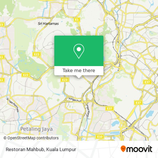 Restoran Mahbub map