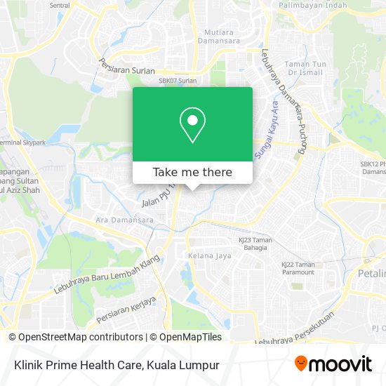 Klinik Prime Health Care map