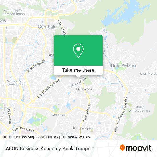 AEON Business Academy map