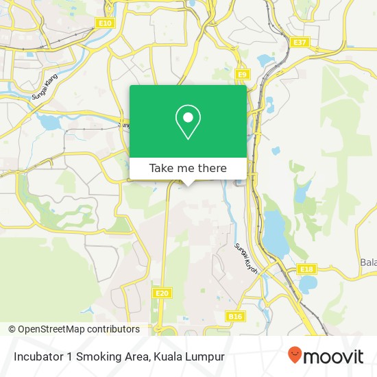 Incubator 1 Smoking Area map