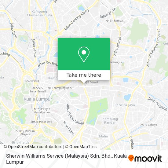 Peta Sherwin-Williams Service (Malaysia) Sdn. Bhd.