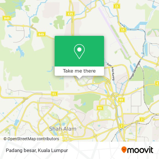 Peta Padang besar