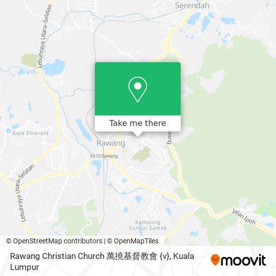 Rawang Christian Church 萬撓基督教會 {v} map