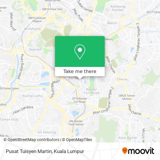 Pusat Tuisyen Martin map