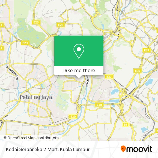 Kedai Serbaneka 2 Mart map