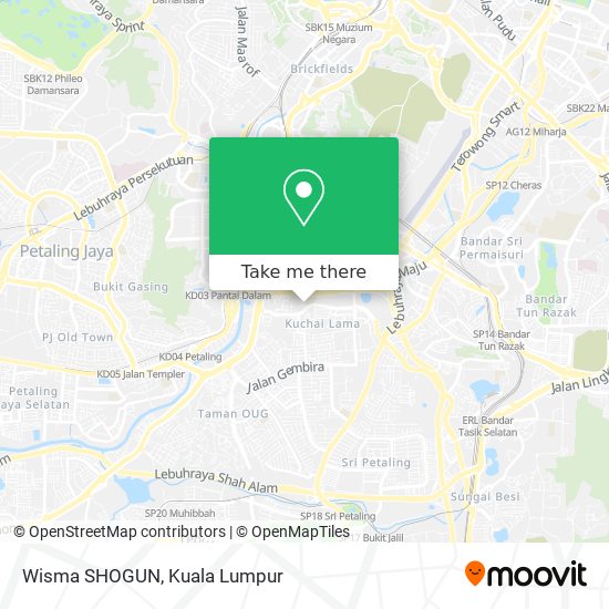 Wisma SHOGUN map