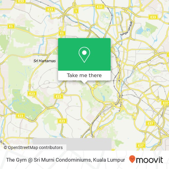 The Gym @ Sri Murni Condominiums map