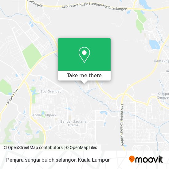 Penjara sungai buloh selangor map