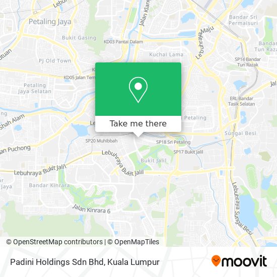 Padini Holdings Sdn Bhd map